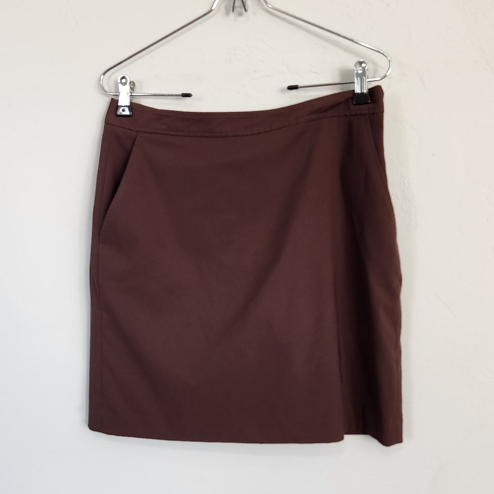 WOMEN'S FAIRWAY & GREENE Brown Golf SKORT/SKIRT, SIZE 6 TENNIS SPORTS 4 POCKET.